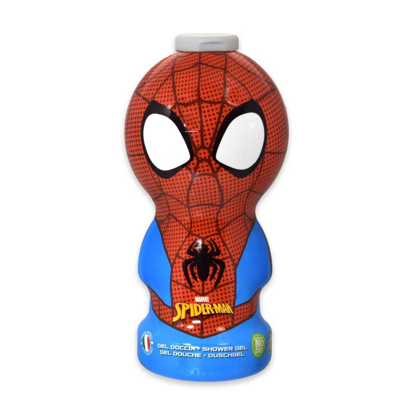 Дитячий гель для душу та шампунь Naturaverde Marvel Spiderman 3D Shower Gel, 400 мл